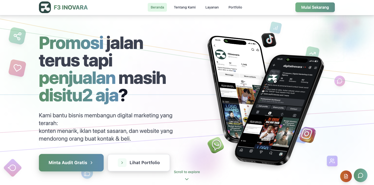 Website F3 Inovara