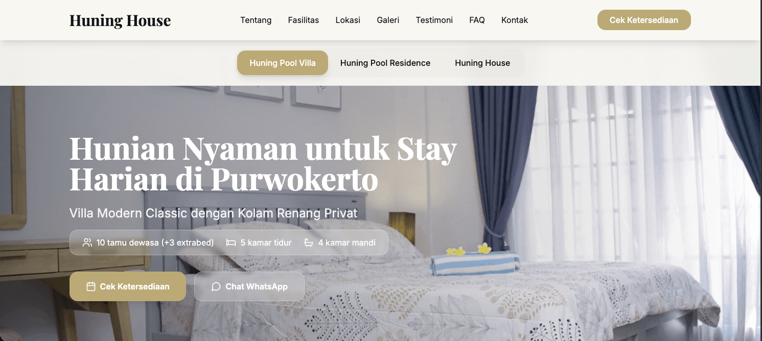 Website Huning House